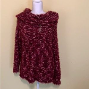 NWT: L Knox rose sweater